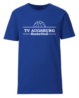 TV Augsburg Shirt royal-blau mit Basketball-Logo und Wunschname