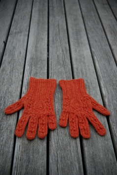 Strickanleitung für Fingerhandschuhe Mountain Ash