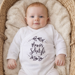 Body  Mamis/Papis Schätzli lilablau irisiert, goldrosé, hellrosa, pink, aubergine, gold oder schwarz