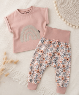 Set happy Rainbow Flowers puderrosa 80