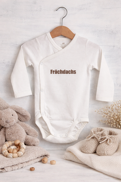 Body "Kosename" (Grösse 50-86) braun, türkis, blau, dunkelblau, ocker, rot, gold, schwarz, rosa, hellrosa, pink, goldrosé