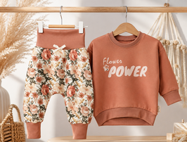 Set Flower Power 74 (6-12Mt.)