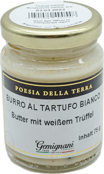 Butter mit weißem Trüffel