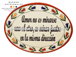 Placa Domiciliaria Realzada Tulipanes Ovalada