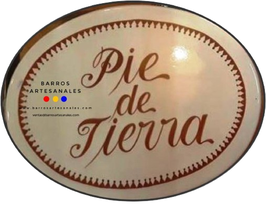 Placa Domiciliaria Realzada Cierre Terracota Ovalada