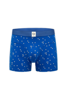 a-dam Boxer-Brief gemustert blau