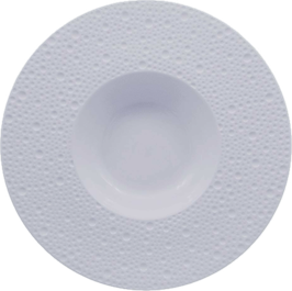 DEVA BIANCO-PASTA BOWL CM 30 SABB SOPRA/SOTTO, area impiattabile lucida.