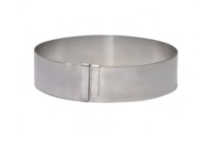 PASTICCERIA INOX FORMA TONDA GIGANTE ESTENSIBILE
