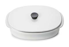CARACTERE CULINAIRE PIROFILA + COPERCHIO BIANCO 2 PEZZI A CONFEZIONE 655272