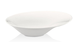 GABBRO PASTA BOWL ASIMMETRICO ALLUMILITE CREMA DIAMETRO 26 CM, 1pz. GBR-27-CK 202-0812
