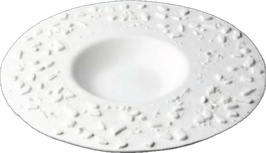 SFERO MACERATO BIANCO SABBIATO INTERNO LUCIDO 30CM.