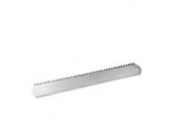 PETTINE DENTELLATO INOX , 40 x 1.5 cm , confezione 1 pz .
