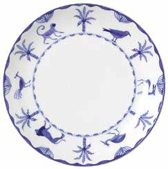 Sultan's Garden Blue Coupe Plate 16.5cm, IMBALLO DA 12 PEZZI, 82124AND0421V2