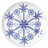 Sultan's Garden Blue Coupe Butter Dish 11cm, IMBALLO DA 12 PEZZI, 82124AND0295