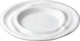 PIATTO ROSATA 5 MM BIANCO FALDA SABBIATO AREA IMPIATTABILE LUCIDA ONDE A PUNTA