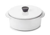 CARACTERE CULINAIRE CASSERUOLA+COPERCHIO BIANCO 6 PEZZI A CONFEZIONE 654576