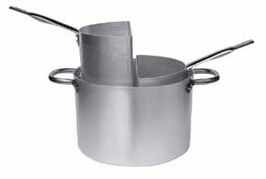 CASSERUOLA CUOCIPASTA ALLUMINIO DIAMETRO 32 CM CON 2 SPICCHI 128371