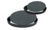 Stampo Crostata alluminio antiaderente - fondo removibile Ø 32 CM 1331157