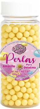 Perla para gelatina Amarillo