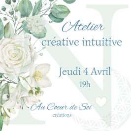 Atelier "Créative Intuitive" avec Natascha, créatrice