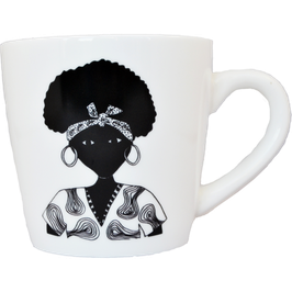 Illustrierte Keramik Tasse LISETTE (Helen B)