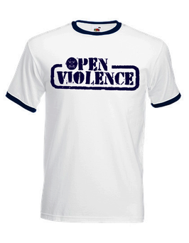 Open Violence- Ringershirt Navy