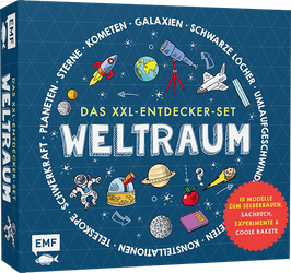 Das XXL-Entdecker-Set – Weltraum: Mit 10 Modellen zum Selberbauen, Sachbuch, Experimenten und cooler Rakete