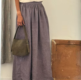 NEW! VORBESTELLUNG Women's linen skirt - altered length