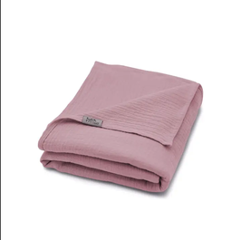 HUTCH AND PUTCH Bio Musselin Sommerdecke Mauve