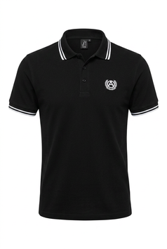 Poloshirt A im Lorbeerkranz weiß