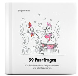 Set Büchlein mit Postkarte 99 Paarfragen