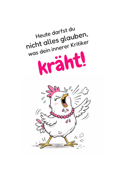 Postkarte Innerer Kritiker