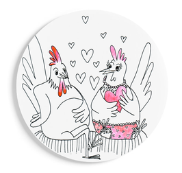 Magnet Huhn 99 Paarfragen