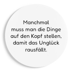 Magnet Text schwarz 99 garantierte Unglücklichmacher