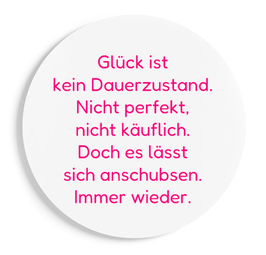 Magnet Text pink 99 Glücksanschubser