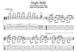 "Jingle Bells" Noten (+ TABs)