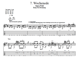 "Wochenende" Noten (+TABs)