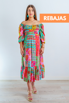 Vestido midi AVANTI - RIK018A