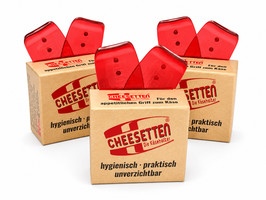 CHEESETTEN Dreier, rot
