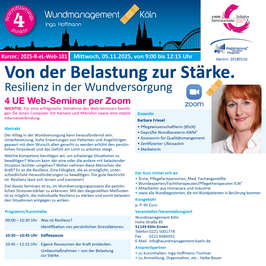 05.11.2025, Web-Rezert 4, Von der Belastung zur Stärke. Resilienz in der Wundversorgung