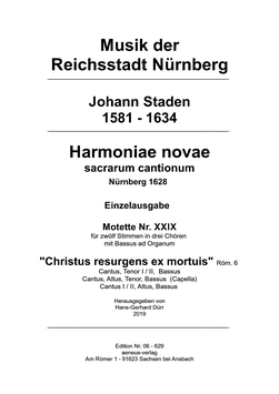 Harmoniae novae - Einzelausgabe Nr. XXIX