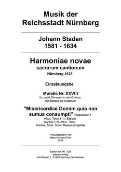 Harmoniae novae - Einzelausgabe Nr. XXVIII