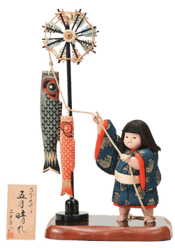真多呂作 武者人形 五月人形 五月晴れ（3549）