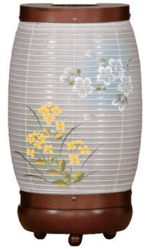 盆提灯 創作提灯 こだま 桜に菜の花（NT450）