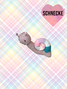 Schnecke mit Lavendel oder Zirbe gefüllt