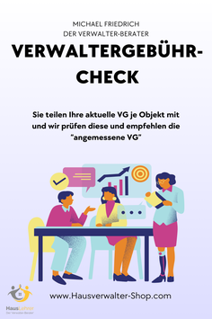 VERWALTERGEBÜHR-Check - Individuelle Überprüfung Ihrer aktuellen VG