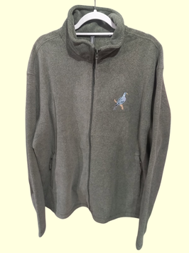 Veste polaire kaki palombe