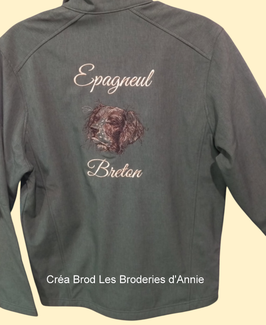 Veste softshell kaki