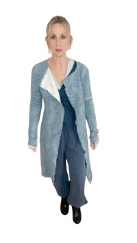 LA VIE EST BLEU EXTRA LANGE JACKE