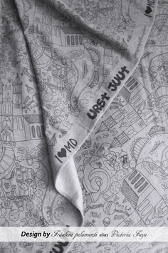 I<3MD Sweat, grau meliert